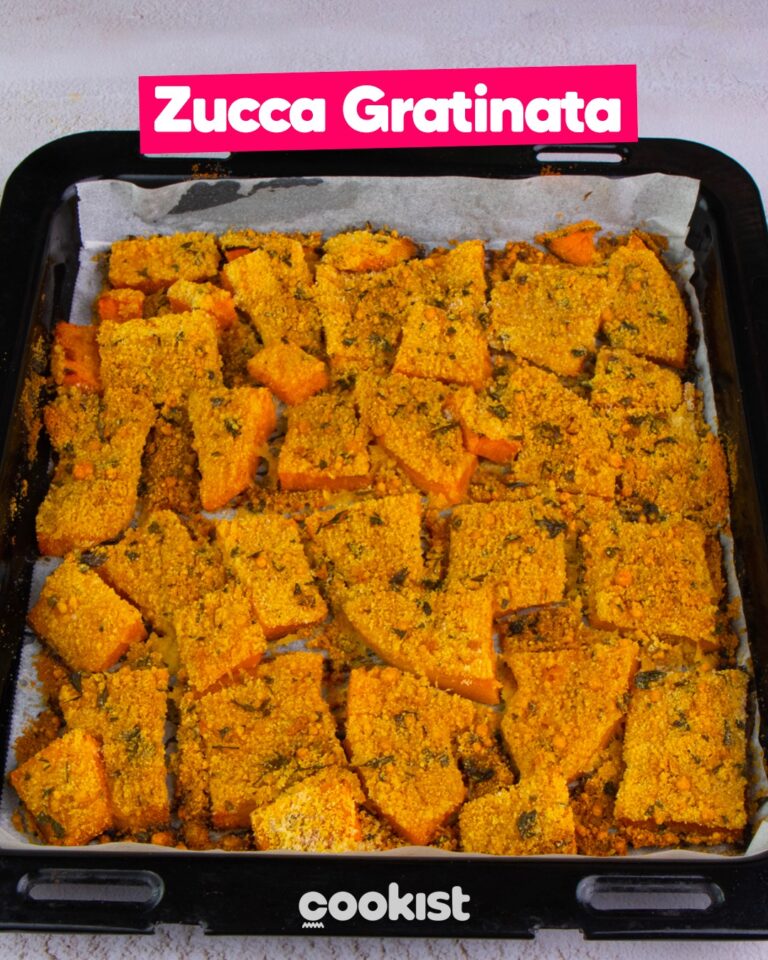 Zucca gratinata: la ricetta saporita del contorno veloce da preparare