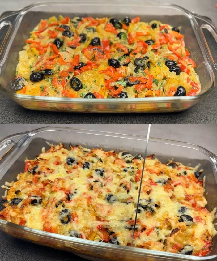 “Casseruola di patate al forno con uova, formaggio e yogurt: cremosa e irresistibile”