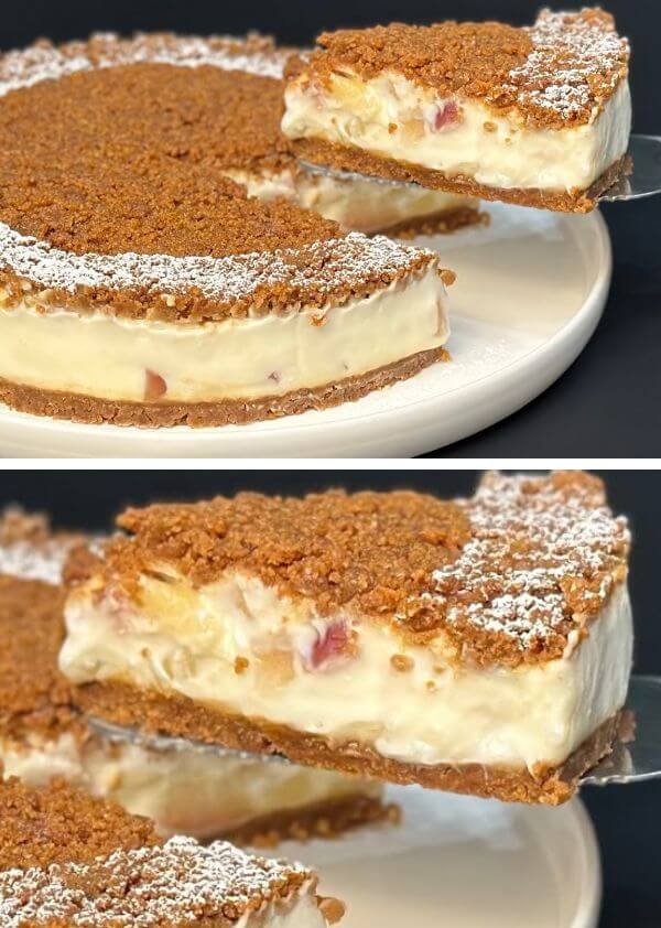 SENZA FORNO!! La torta di mele più gustosa che abbia mai assaggiato! tutti chiederanno la Ricetta