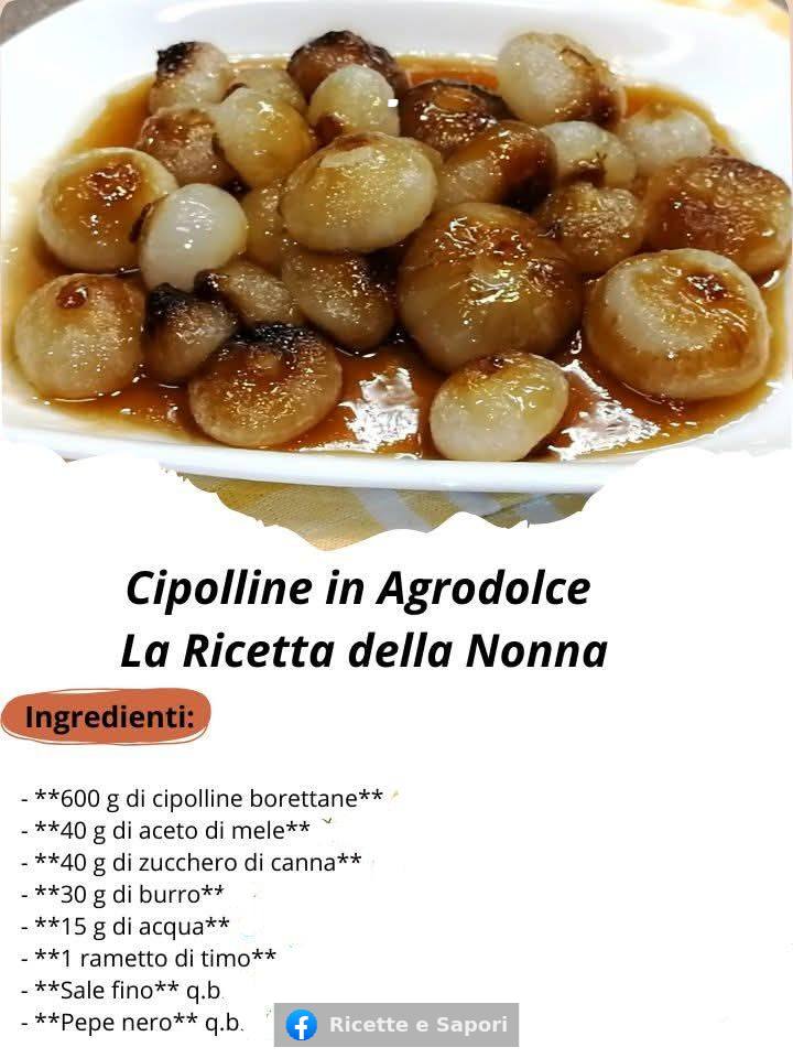 Cipolline in Agrodolce