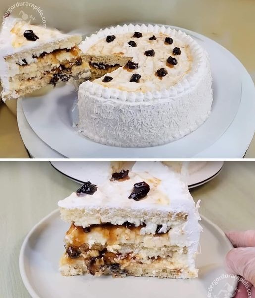 Torta Manjar al cocco la ricetta nel primo commento😋👇😍👇