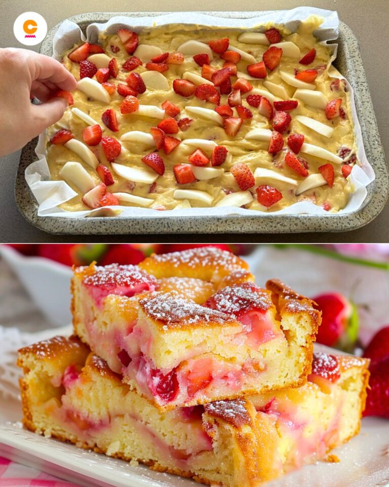 Torta fragole e mele: la ricetta del dolce da credenza morbido e profumato