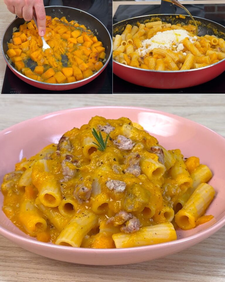 Pasta Zucca e Salsiccia: la ricetta del primo piatto ricco e saporito