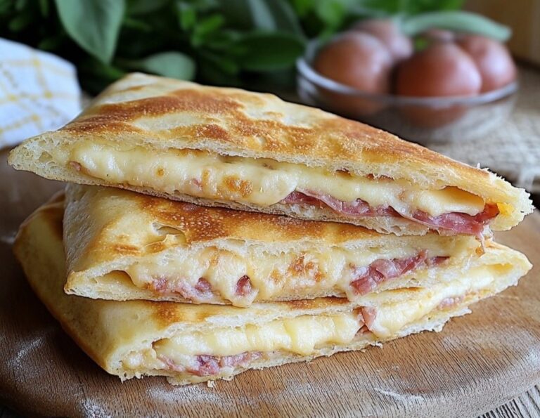 Schiacciata con Mortadella e Stracchino