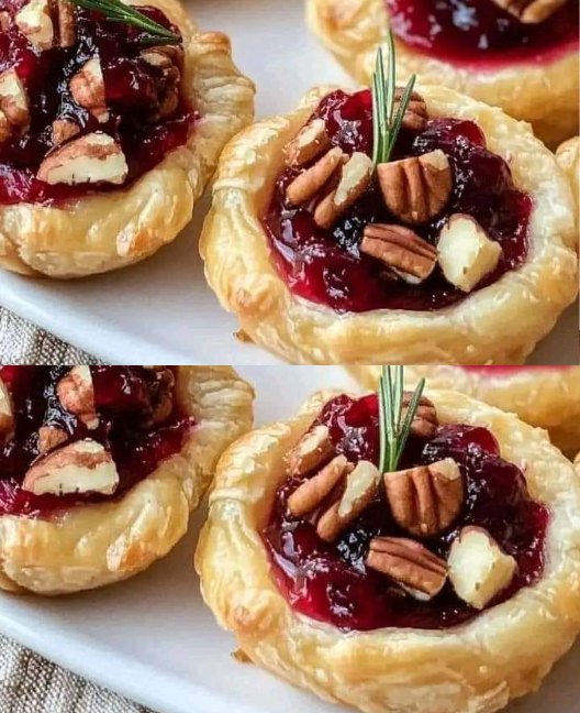 Bocconcini di Brie al mirtillo rosso