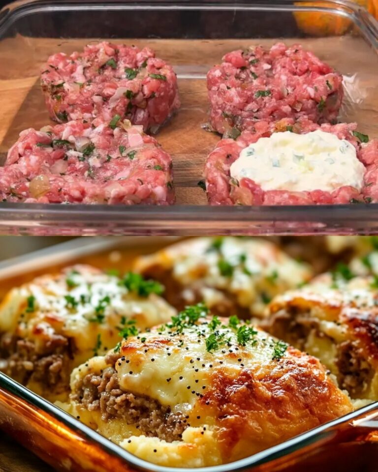 Cotolette ripiene con purè di patate