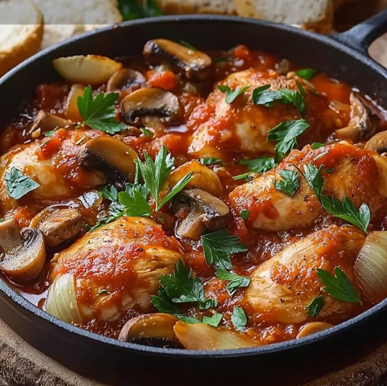 Pollo alla Marengo moderno: un piatto gustoso e profumato