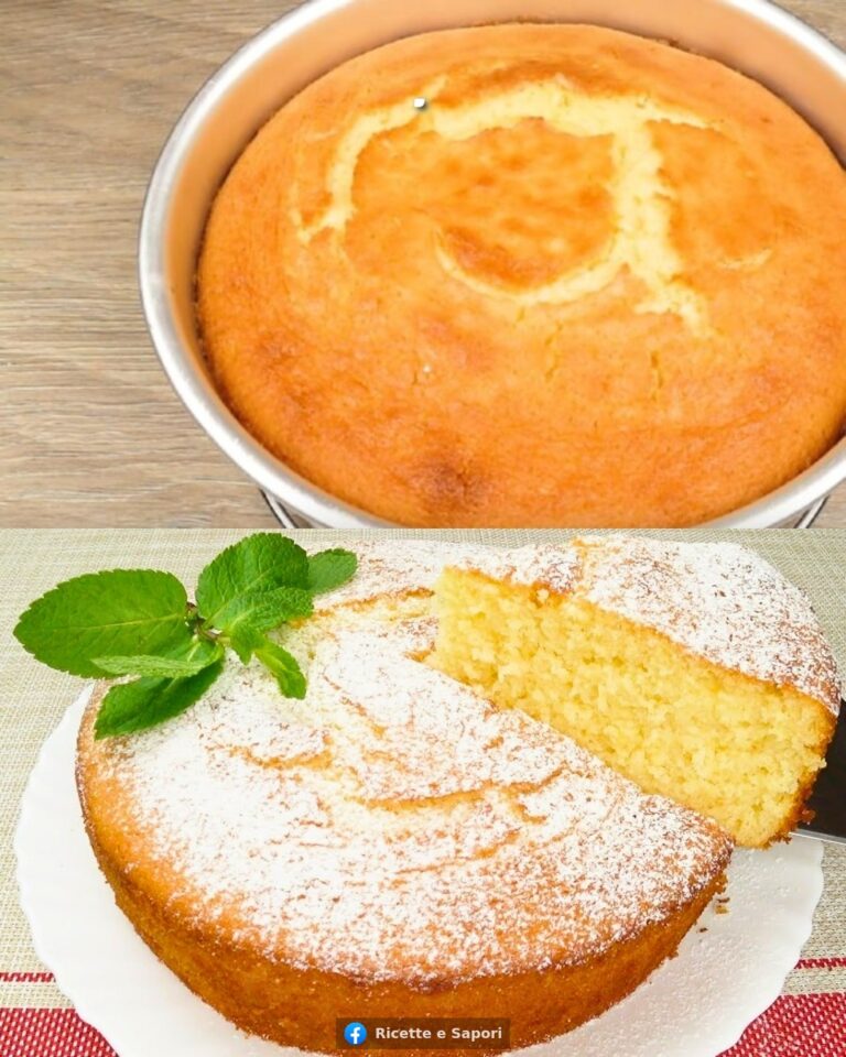Torta al limone e vaniglia