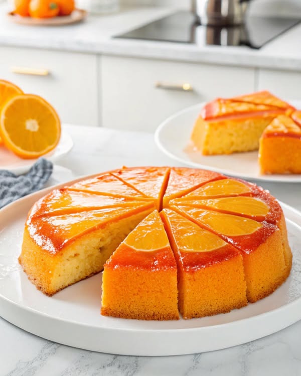 Torta all’arancia senza uova e senza latte 🍰