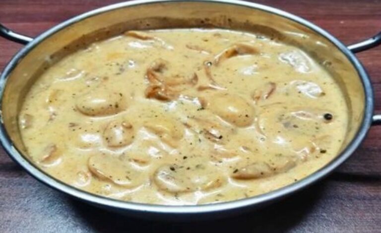 Funghi in salsa cremosa