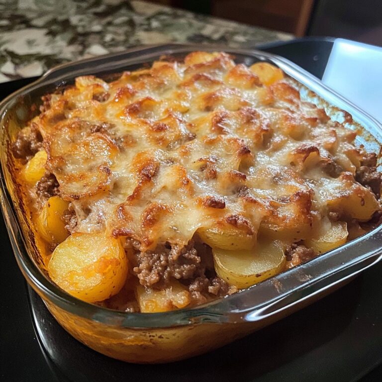 La migliore casseruola di patate e hamburger