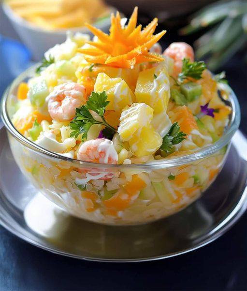 Rinfrescante insalata hawaiana per l’estate