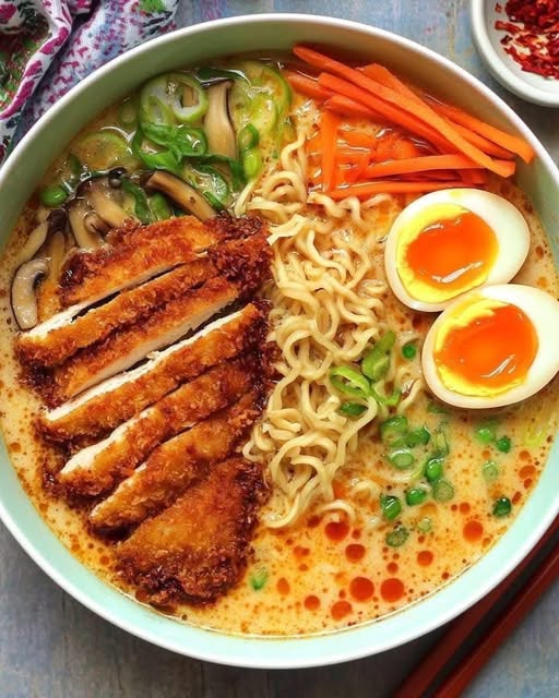 Ramen di Miso con Pollo Katsu: Un Viaggio di Sapori Giapponesi nella Tua Cucina