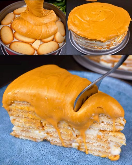 Torta al caramello a strati: la ricetta deliziosa senza cottura
