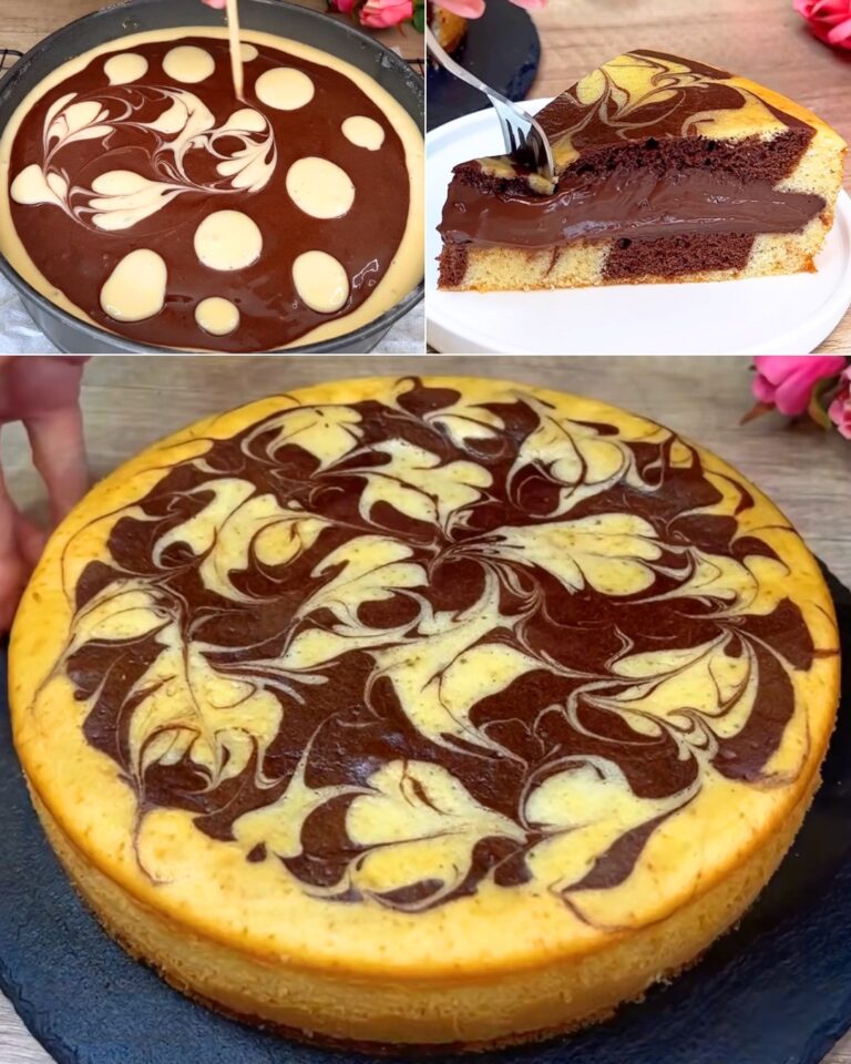 Torta variegata e ripiena: la ricetta bella, buona e cremosa