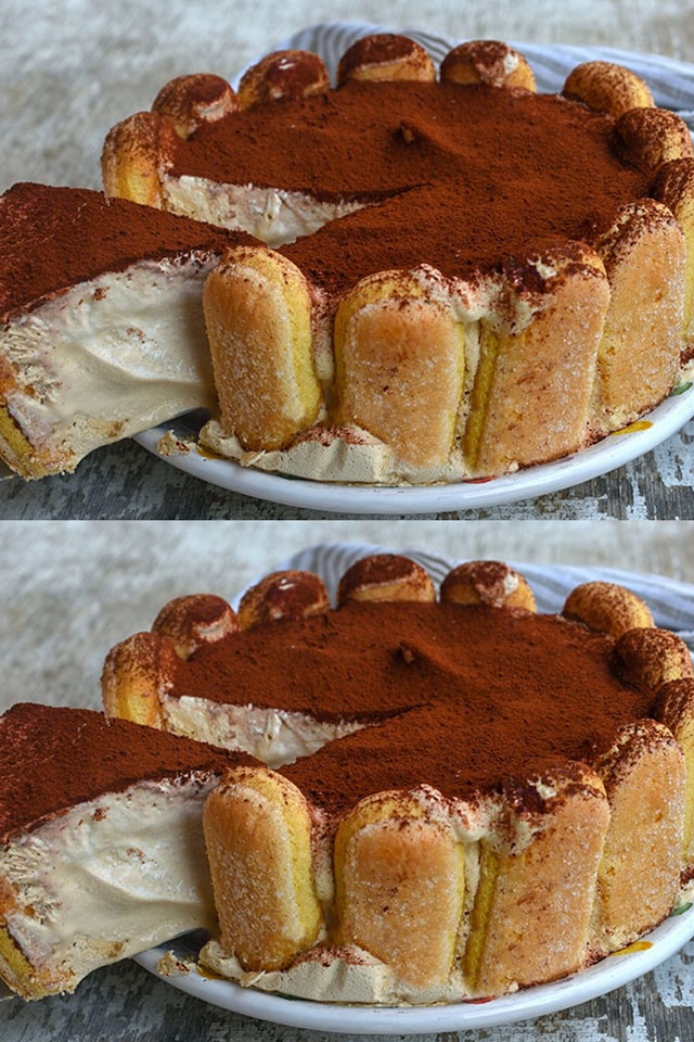 Squisita torta tiramisù senza cottura