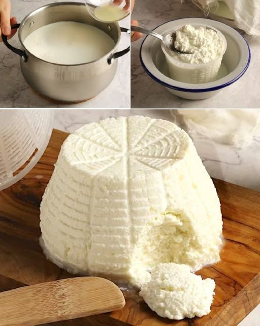 Ricotta Fatta In Casa in 30 Minuti! Scopri la ricetta più semplice per un formaggio perfetto che sarà un successo!