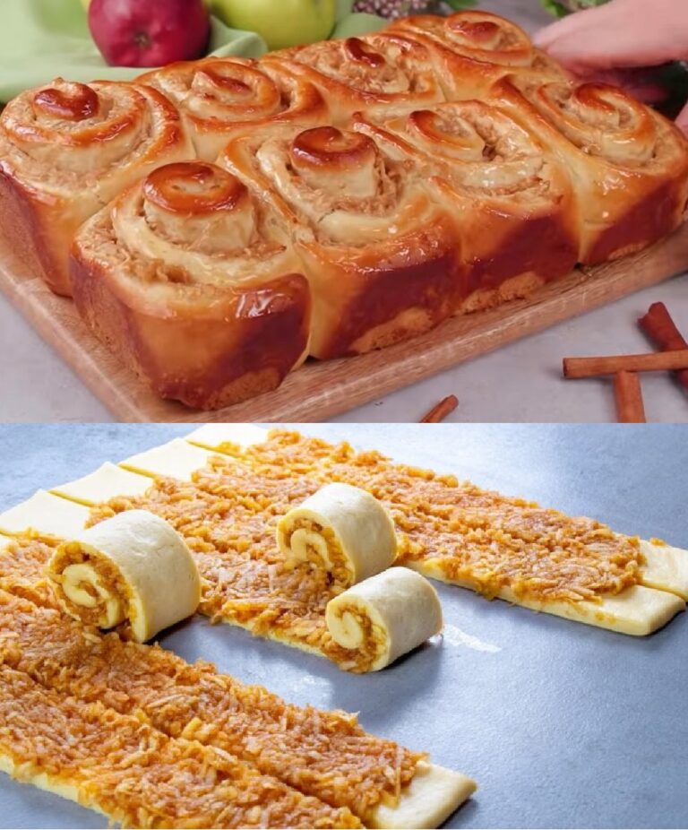 Grattugio le mele sopra l’impasto, lo stendo e lo inforno: lo assaggi e rimani senza parole dal gusto!