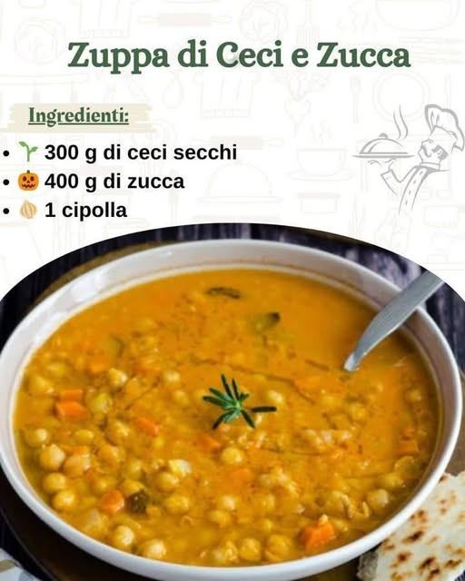 Zuppa di Ceci e Zucca