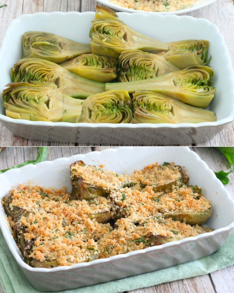 Carciofi al forno: la ricetta del contorno gratinato croccante e saporito