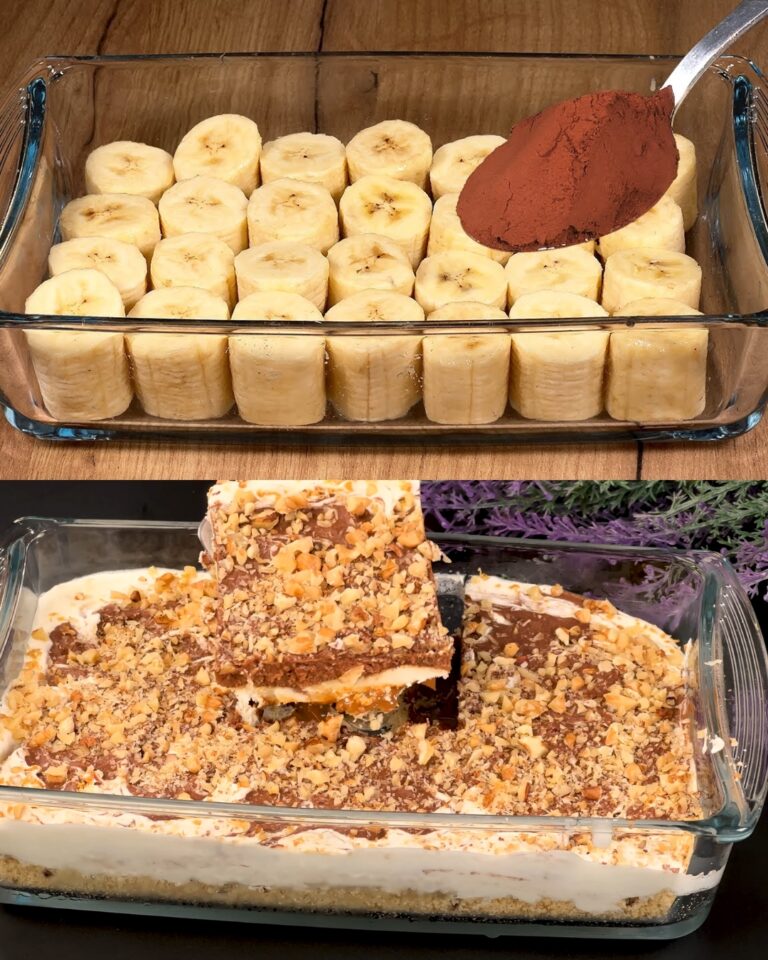 Torta al cioccolato e banana crackers senza cottura