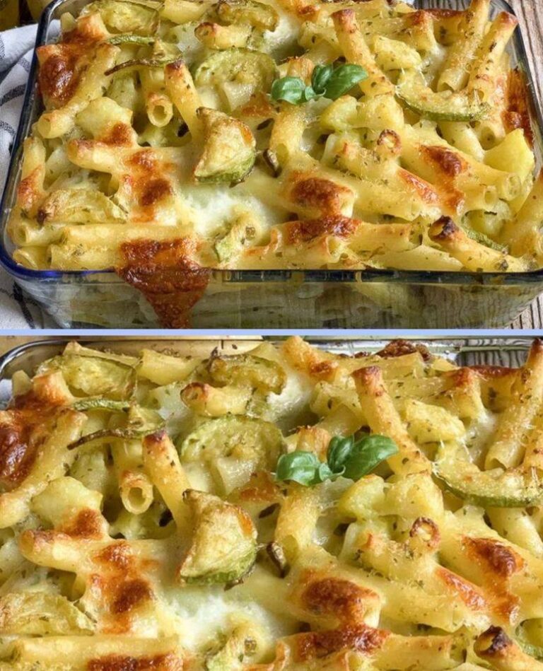 Pasta al forno con zucchine e patate