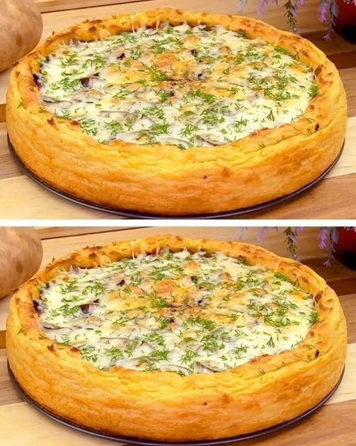 Crostata di cipolle fatta in casa super deliziosa.