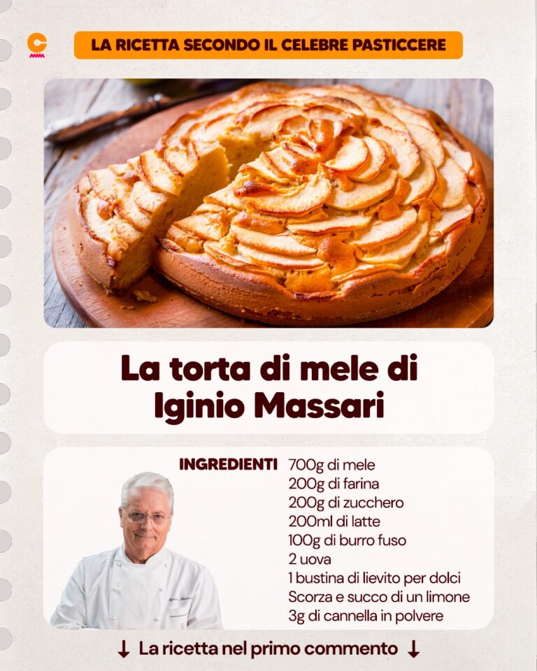 Torta di mele di Iginio Massari: la versione del celebre pasticciere