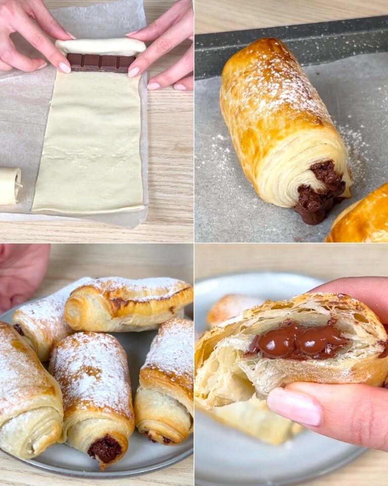 Pain au chocolate furbi: la ricetta dei dolcetti con 2 ingredienti pronti in pochissimo tempo
