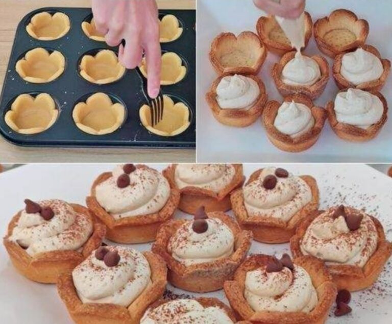 Cestini di pasta frolla tiramisù: il dolce goloso che piacerà a tutti