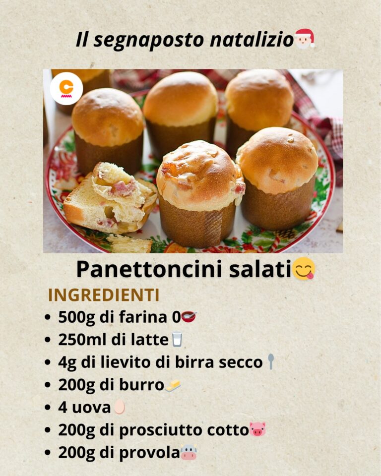 Panettoncini salati: la ricetta dell’antipasto natalizio originale e sfizioso
