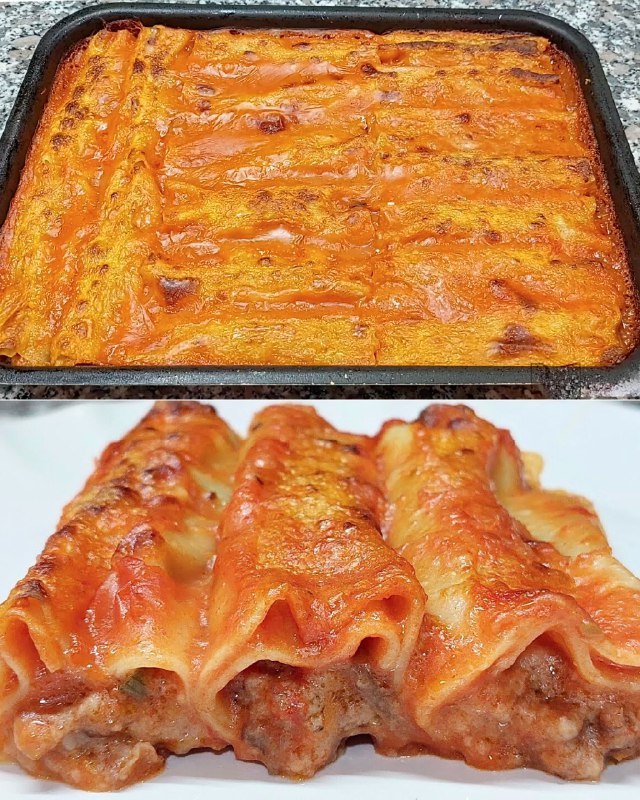Cannelloni Ripieni di Carne: La Ricetta della Pasta al Forno Ricca e Gustosa