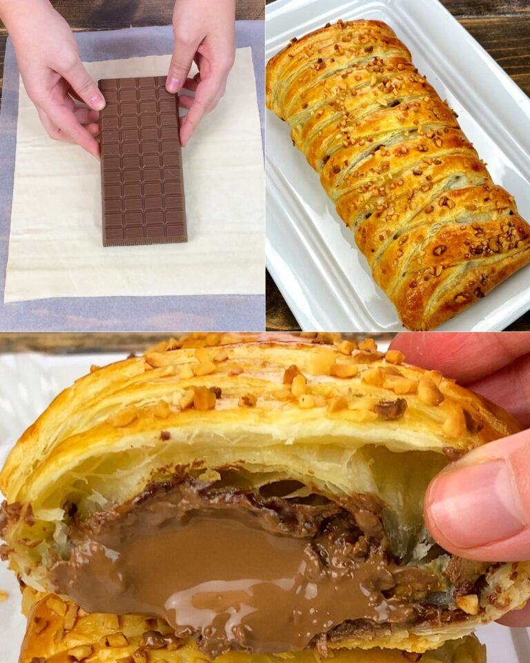Barretta di Cioccolato e Pasta Sfoglia – La Ricetta