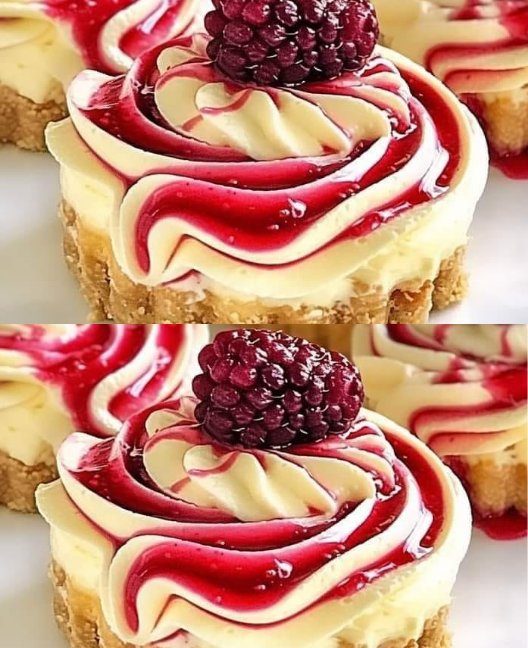 Bocconcini di cheesecake ai frutti di bosco