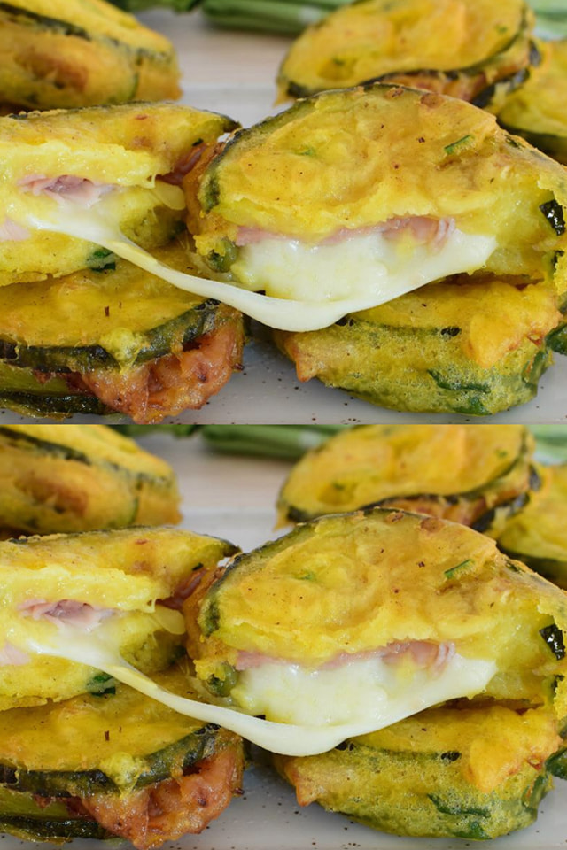 Panini di zucchine con prosciutto e mozzarella super buoni