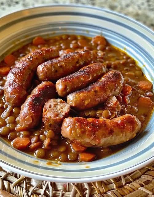 Salsicce con lenticchie