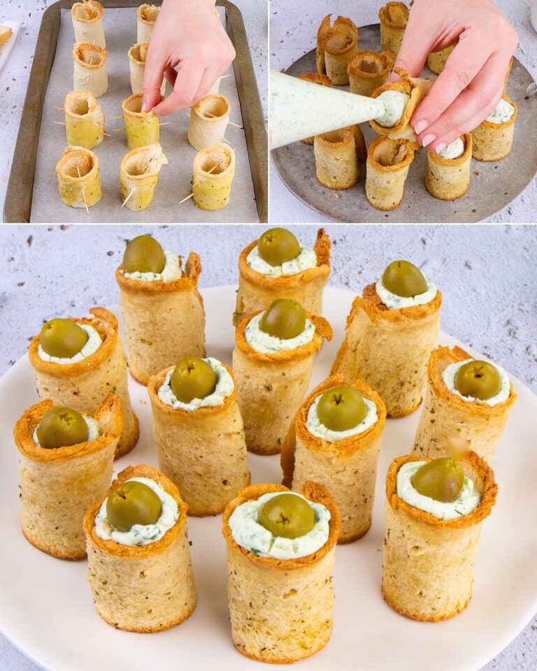 rotolini di pancarré con crema di formaggio