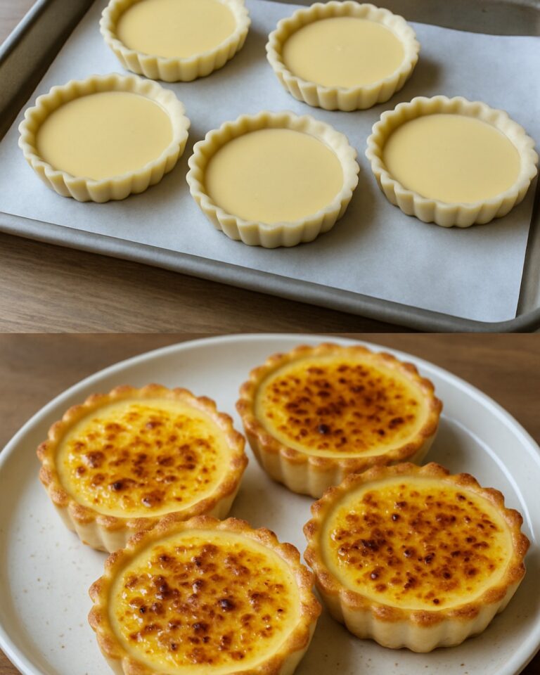 Tartellette alla Crème Brûlée fatte in casa