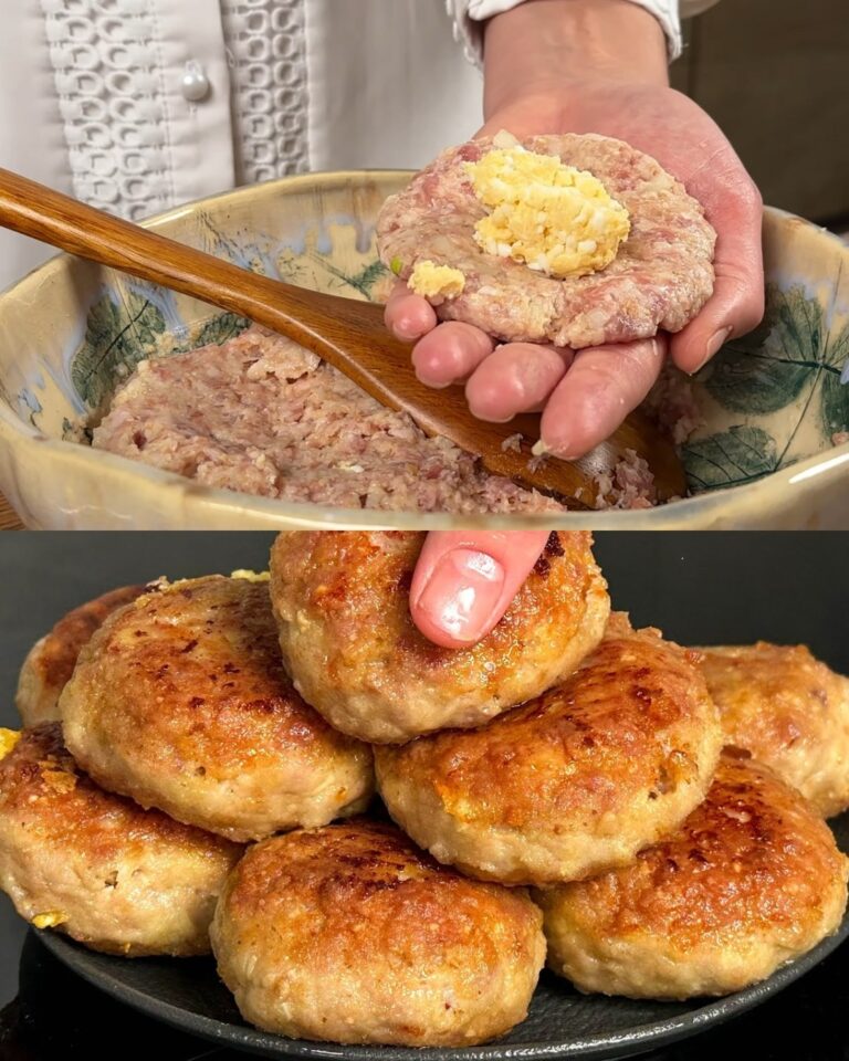 Polpette di carne e patate al formaggio