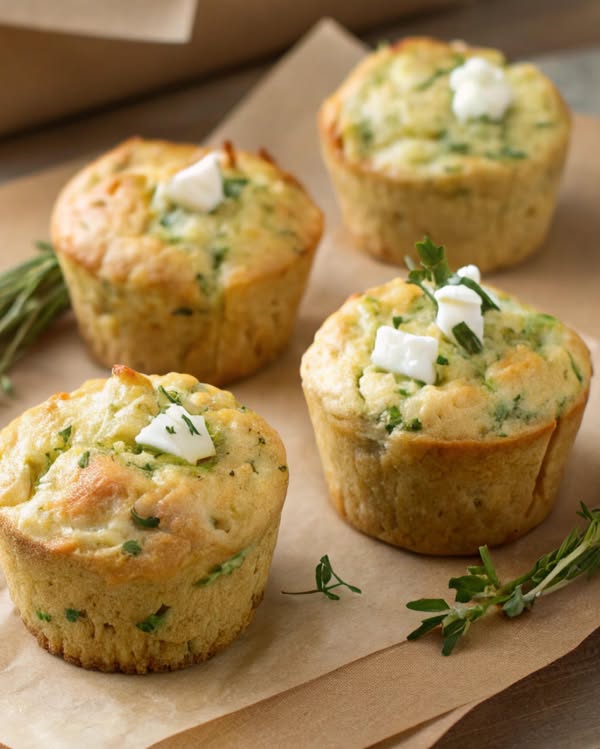 Muffin Salati con Ricotta e Zucchine
