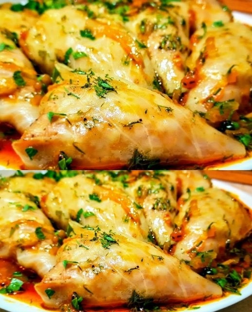 Involtini di cavolo ripieni alla zingara