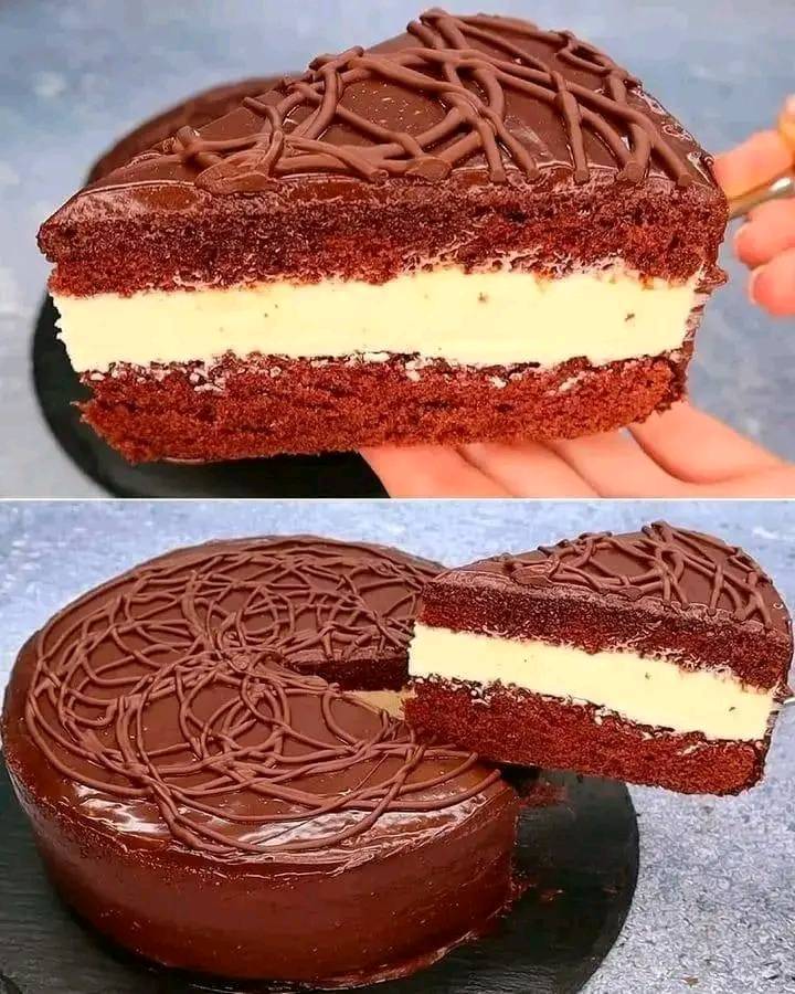 TORTA AL CIOCCOLATO CON PANNA