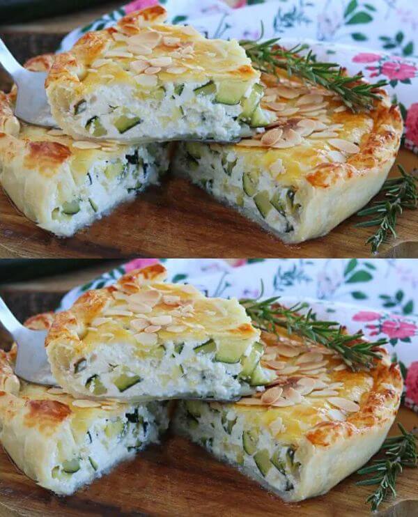 Crostata di zucchine e ricotta, ricetta rustica, semplice e veloce!