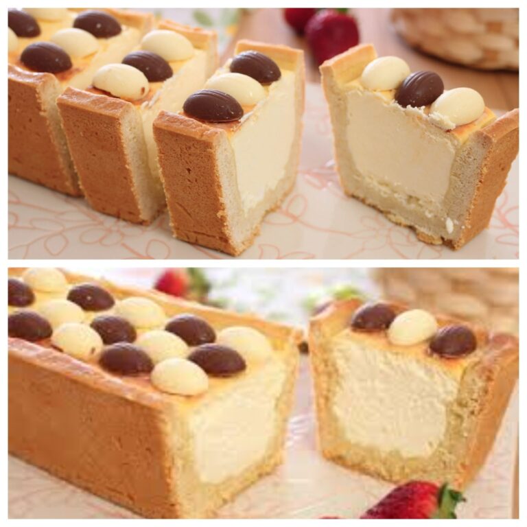 Crostata cheesecake con ovetti di Pasqua