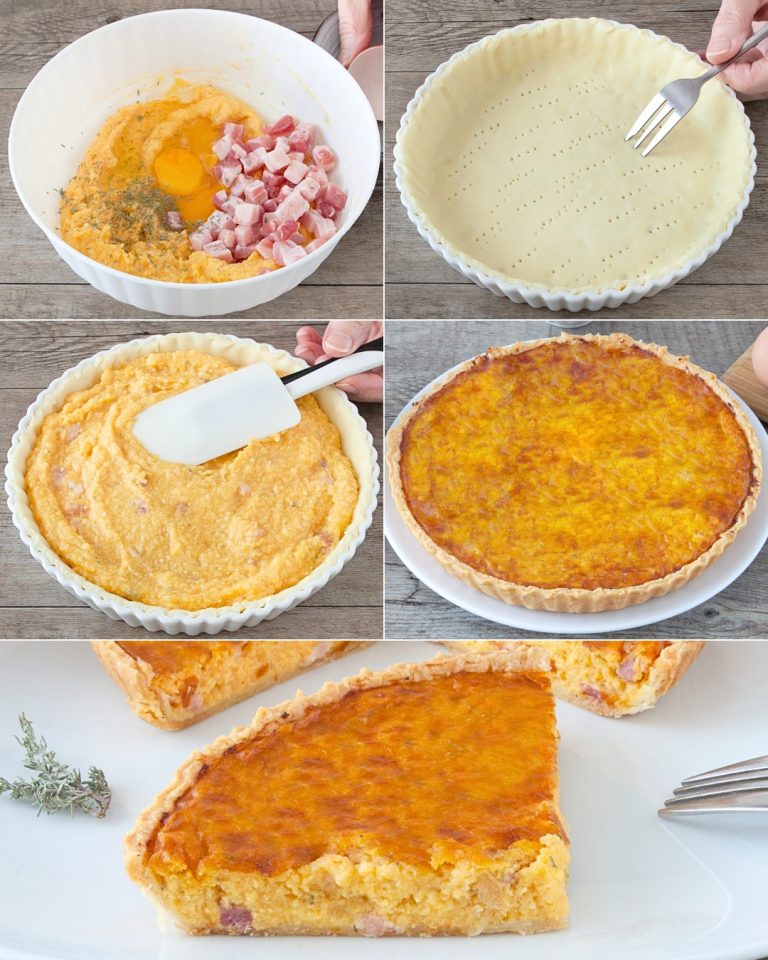 Torta salata di zucca