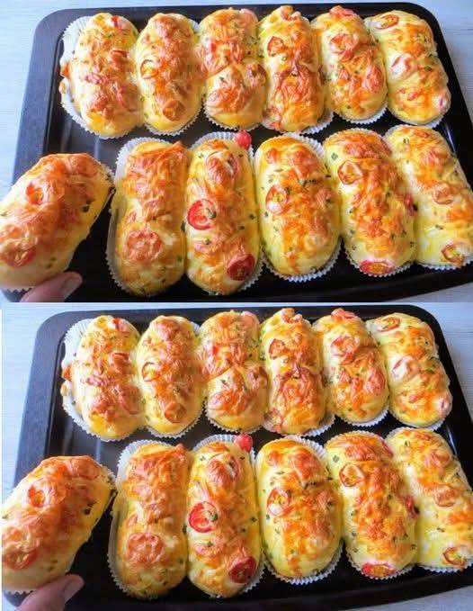 10 minuti di pizza arrotolata fuori dal forno