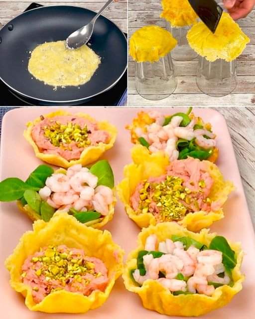 Cesti di parmigiana: la ricetta dei deliziosi croccanti pronti per essere ripieni