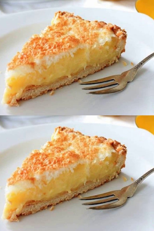 Crostata cremosa al limone e cocco