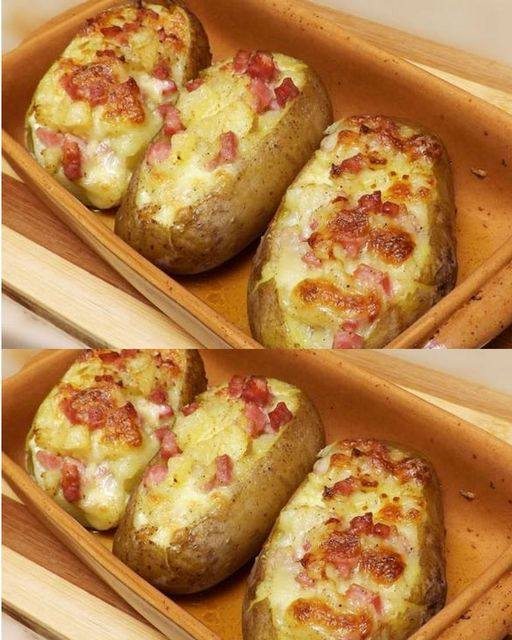 Patate ripiene al prosciutto