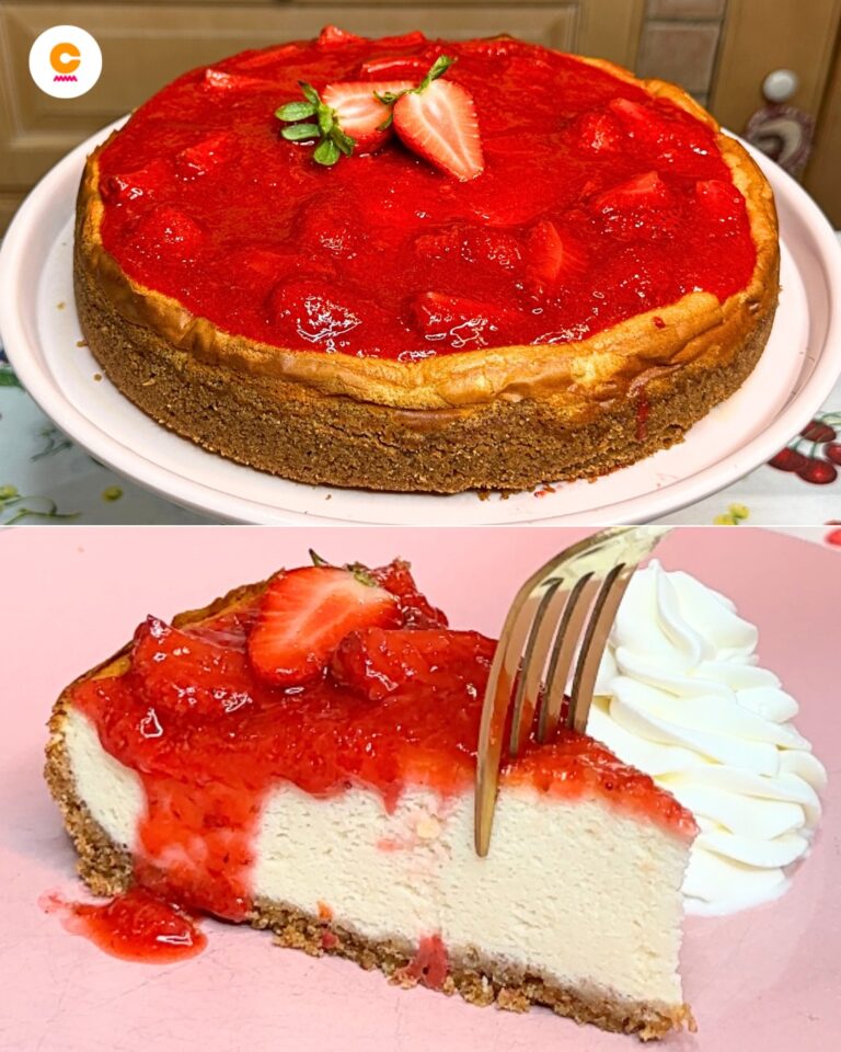 CHEESECAKE COTTA ALLE FRAGOLE 🍓